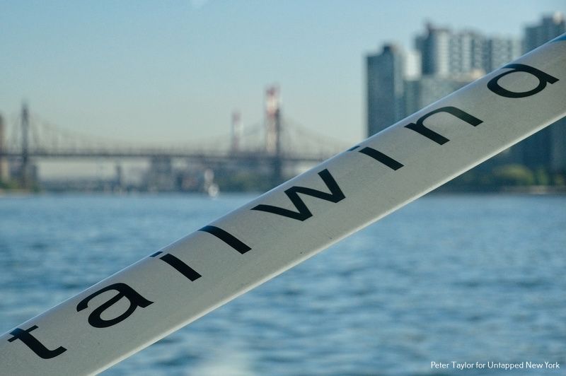 Tailwind logo on plane wing