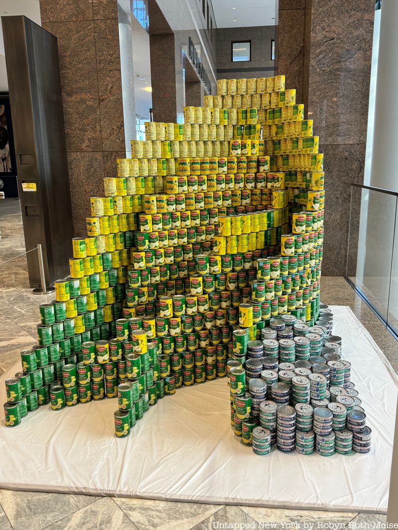 canstruction sculpture