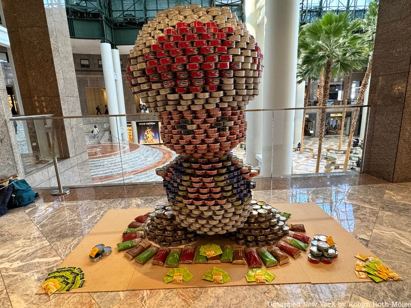 canstruction sculpture