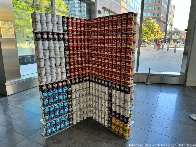 canstruction sculpture