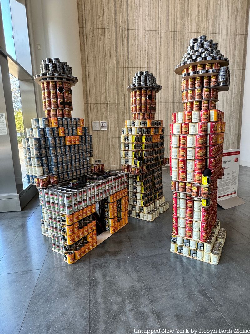 hip hop canstruction sculpture