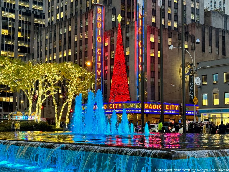 Radio City Music Hall Christmas in NYC decorations