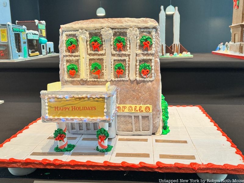 The Apollo Theater gingerbread