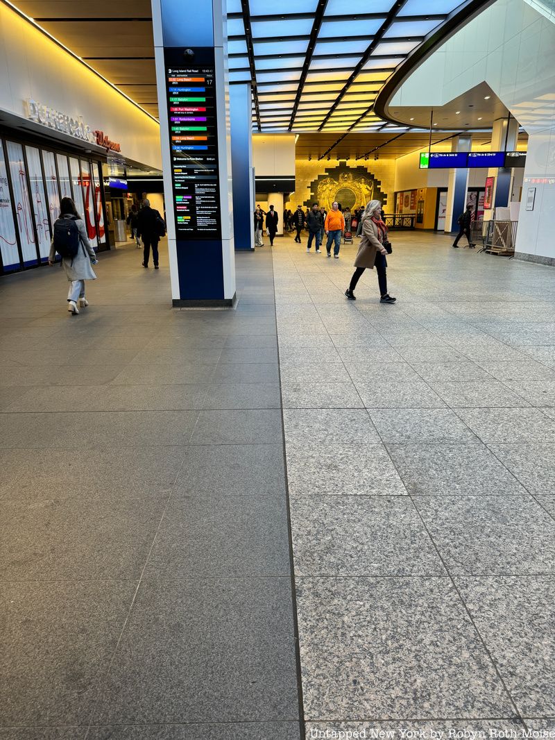 Penn Station LIRR concourse floor