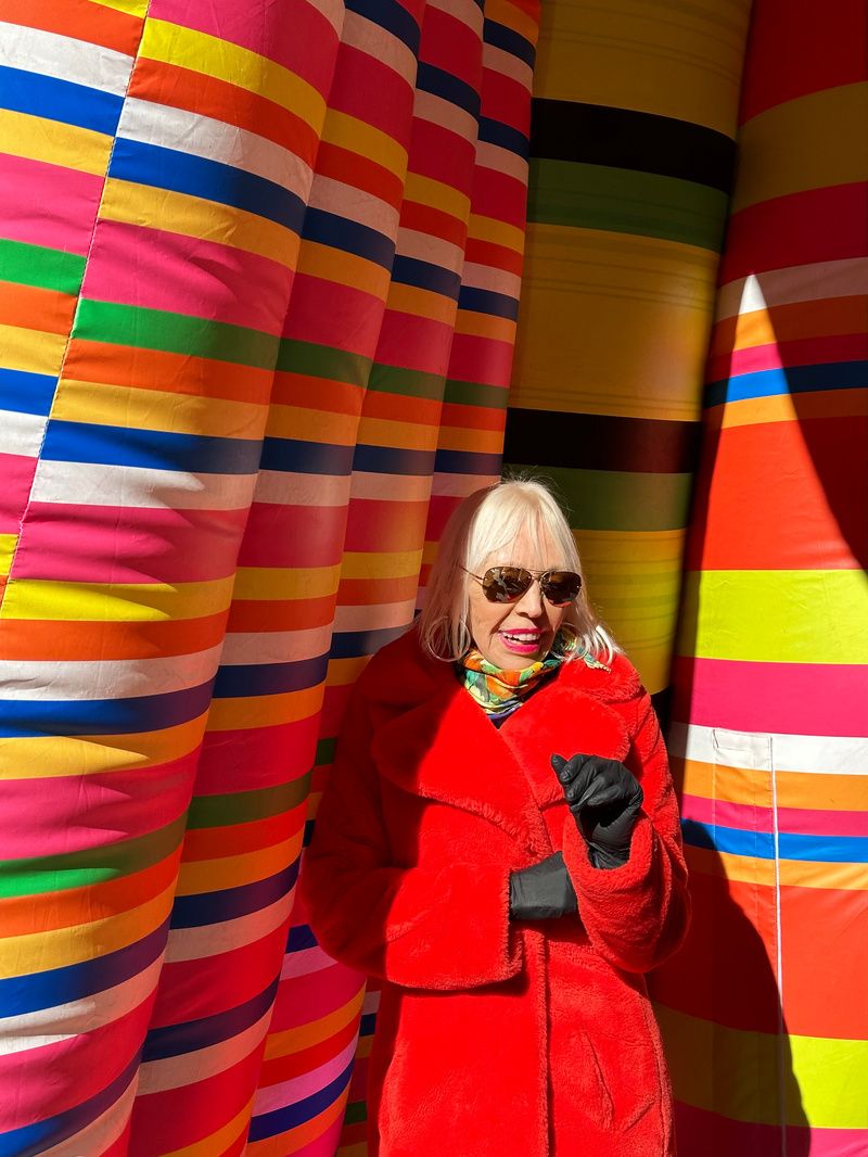 Sculpture of Dreams in Times Square by Marta Minujín