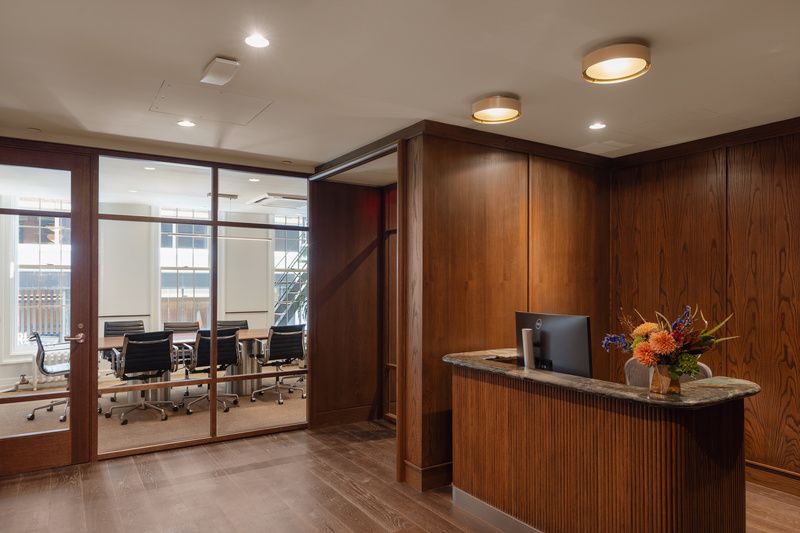 Reception area at One Hanover Square