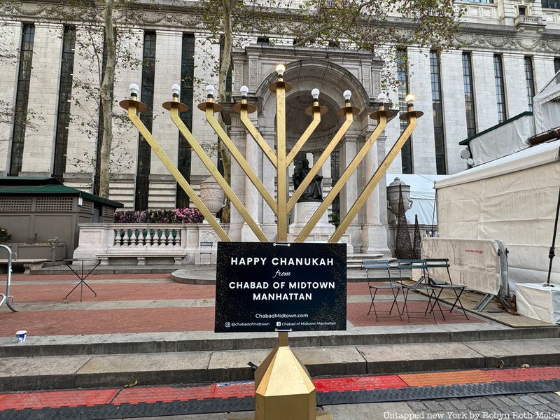 Bryant Park Menorah