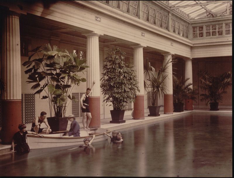 Interior Pool Building c1920