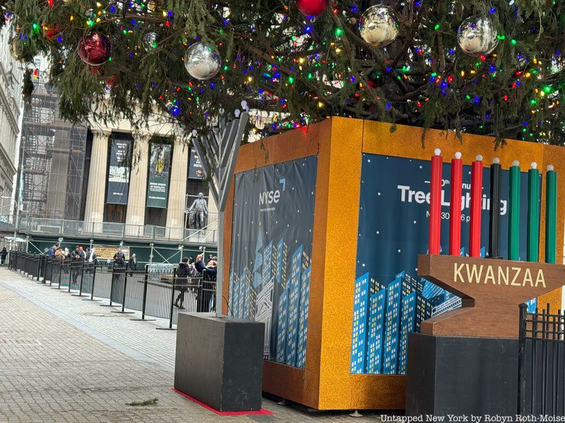 Wall Street Menorah