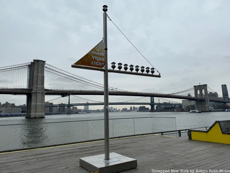 South street seaport menorah