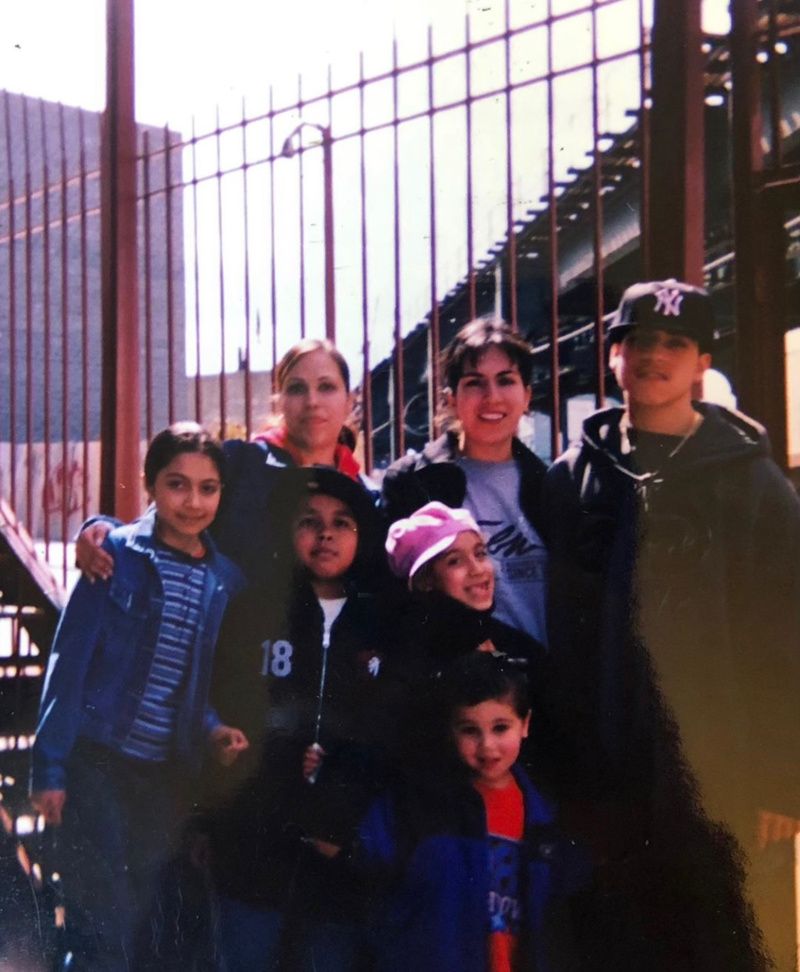 A family in Bushwick Brooklyn