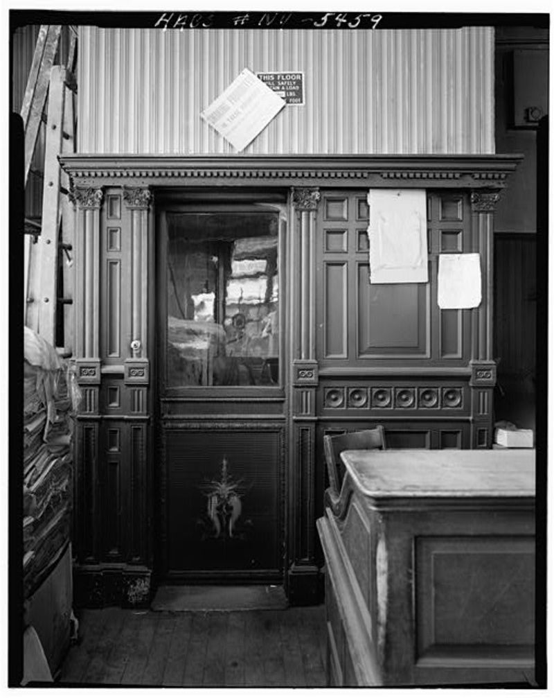 August 1970, Ground Floor Elevator - E. V. Haughwout & Company Building