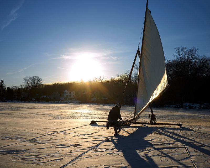 Hudson River Ice yacht