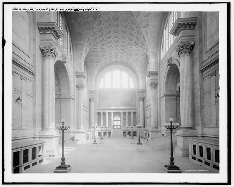 Penn Station waiting room