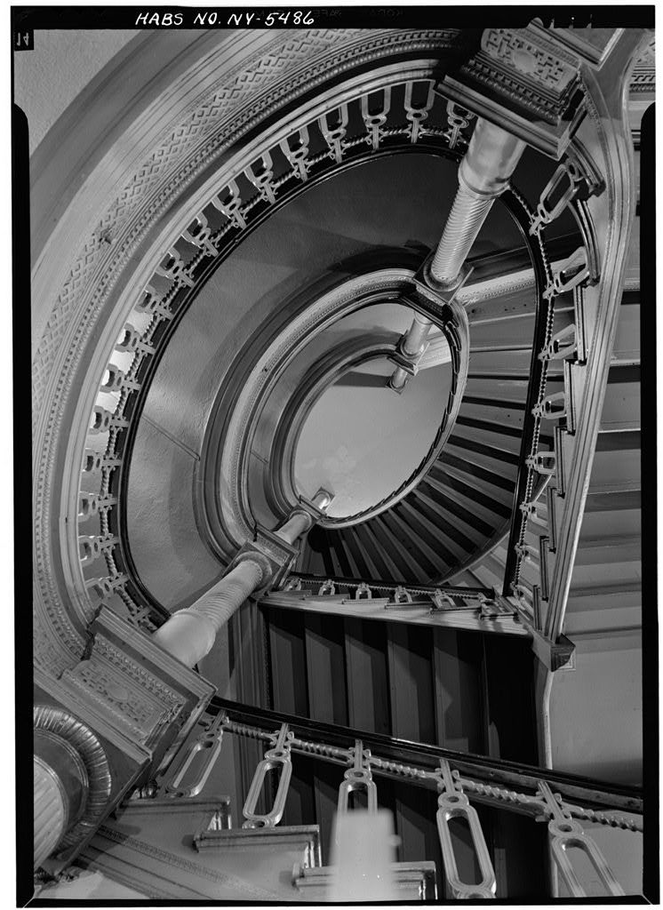 stairwell at  old Metropolitan Opera house