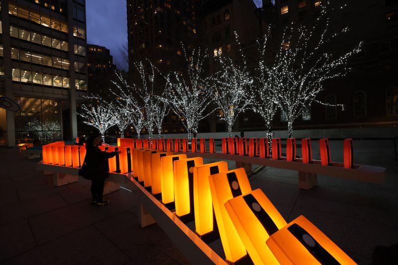 Domino Effect art installation