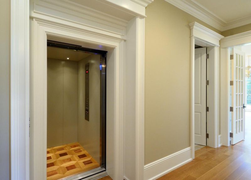 elevator in Monticello Replica in Somers, Connecticut