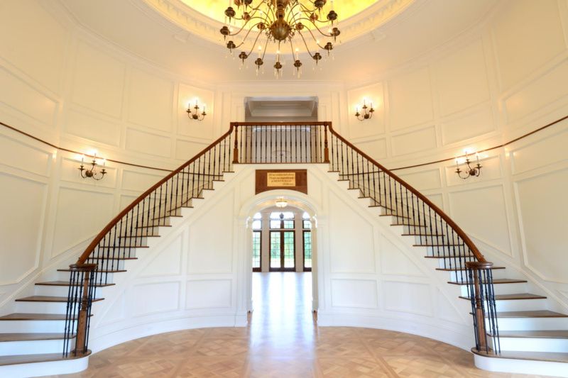 Staircase in Monticello Replica in Somers, Connecticut