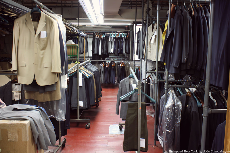 Racks of suits