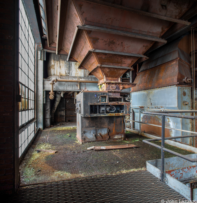 Abandoned coal chute