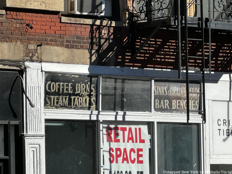 Ghost sign at 219 Bowery at the former Alabama Hotel