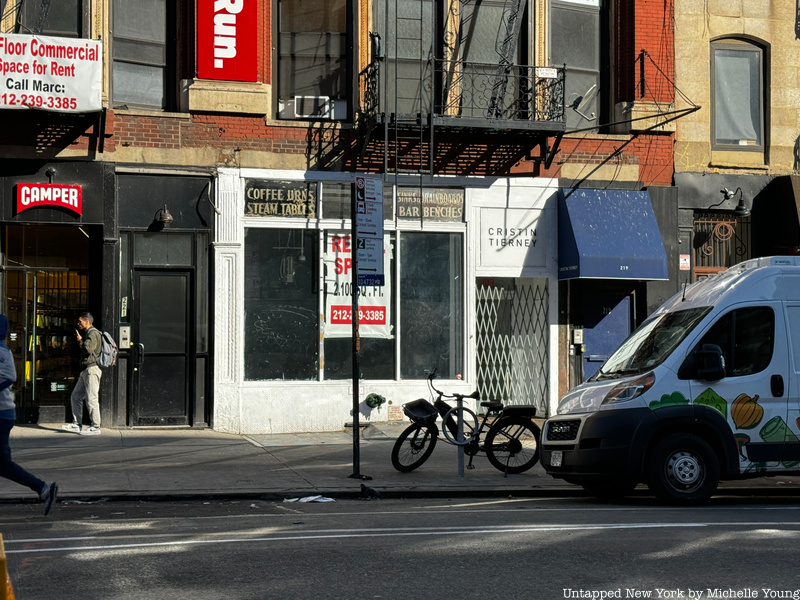 Ghost sign at 219 Bowery at the former Alabama Hotel