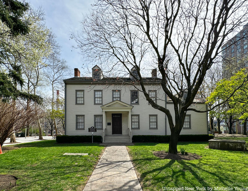 Blackwell House on Roosevelt Island's main street