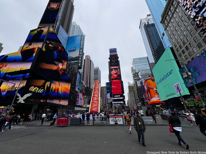 Hot Dog Sculpture in Times Square