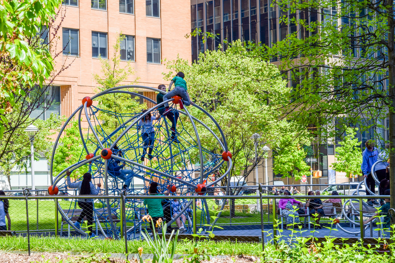 Children's playground at Abolitionist Place