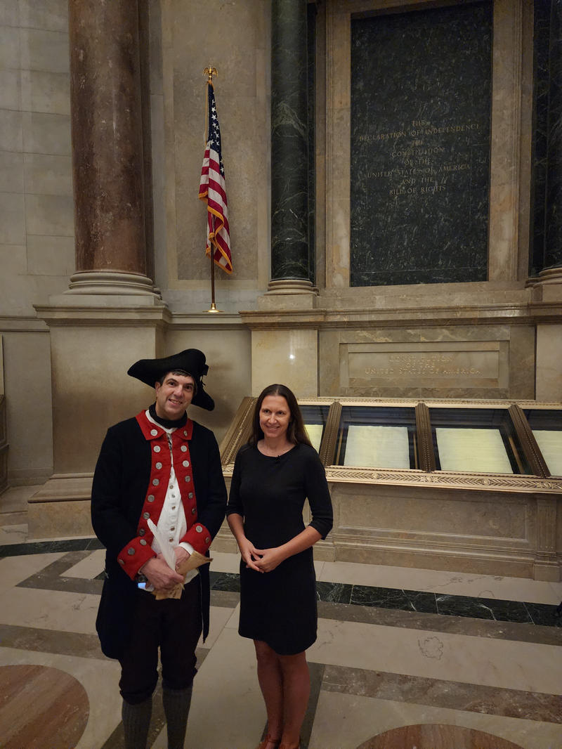 AJ Jacobs at the National Archives