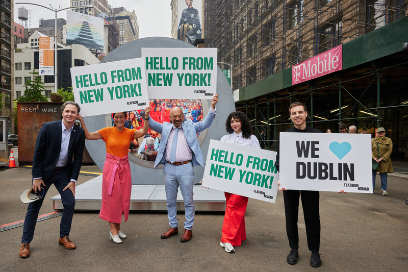 The Portal between NYC and Dublin in the Flatiron