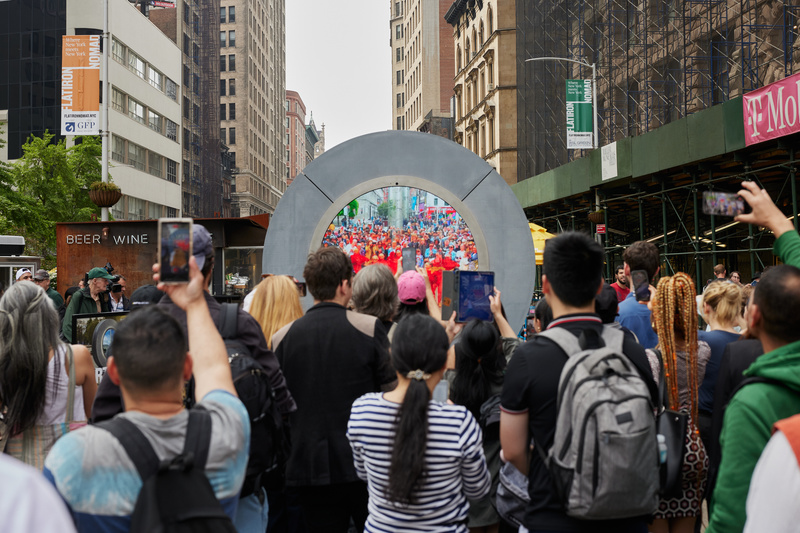 The Portal between NYC and Dublin in the Flatiron