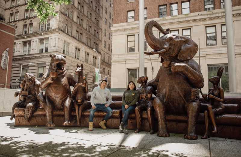 Wild Couch Party Sculpture