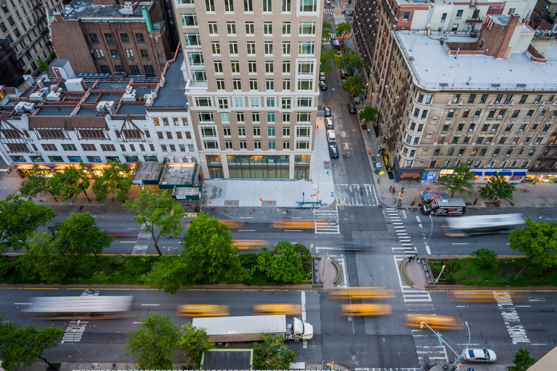 Broadway Mall as viewed from overhead