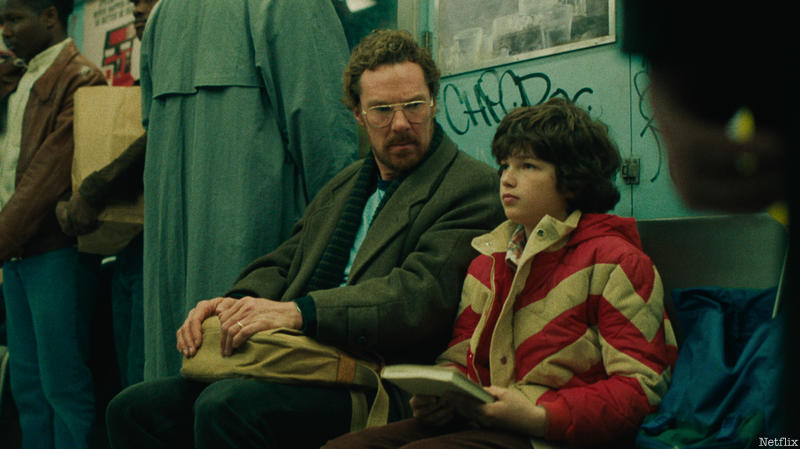 Vincent and Edgar Anderson in graffiti subway car in Eric on Netflix