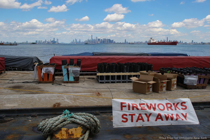 Macy's July 4th Fireworks prep