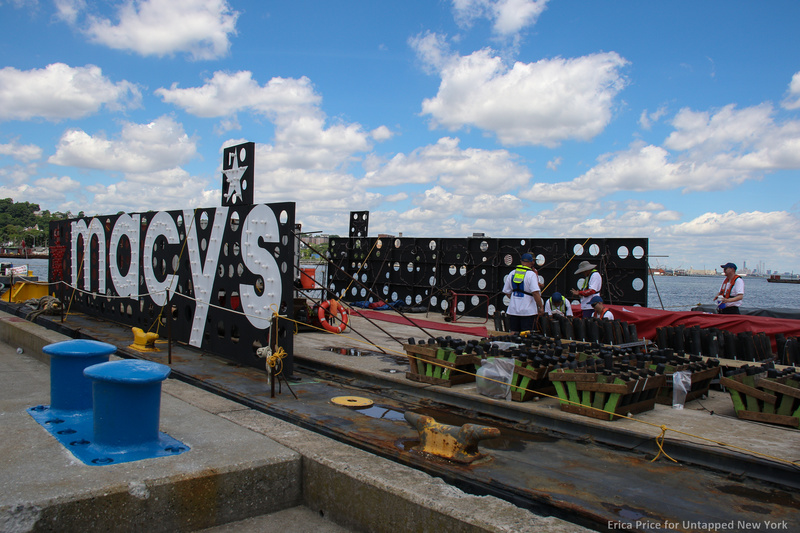 Macy's July 4th Fireworks prep