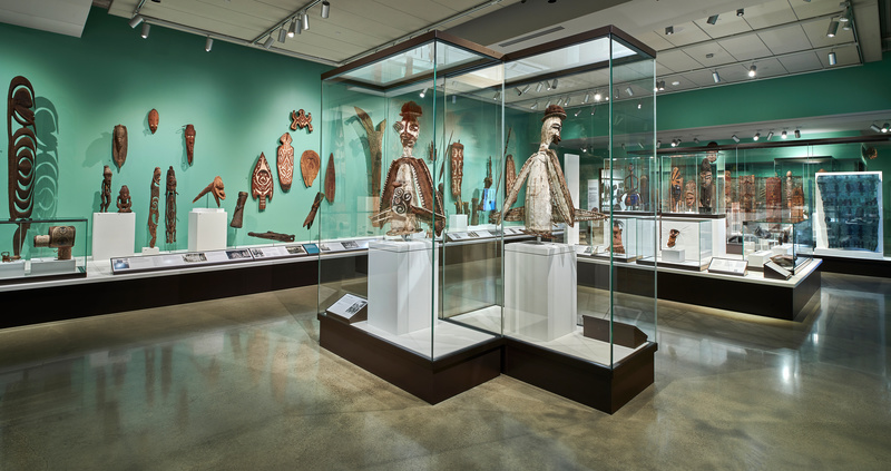 Hall of the Pacific at the Yale Peabody Museum