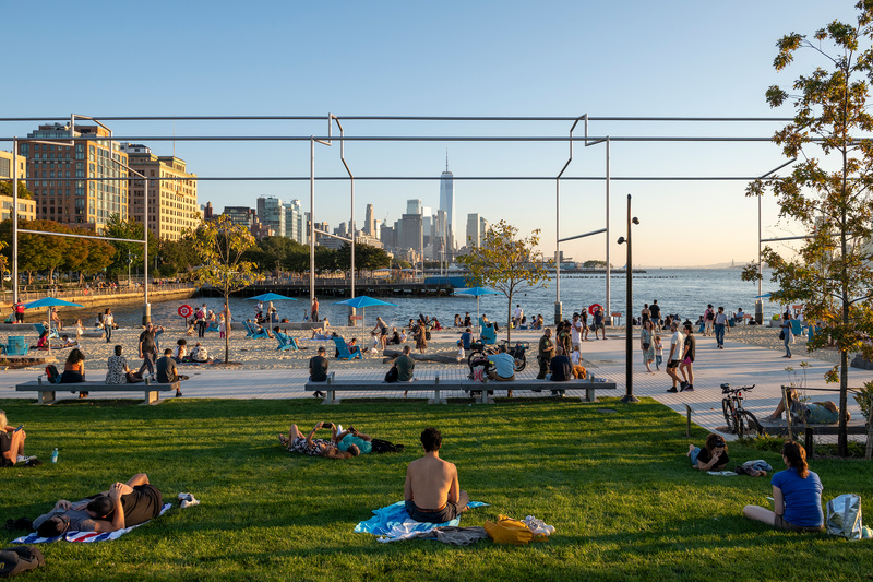 Gansevoort Peninsula at Hudson River Park by Field Operations and nARCHITECTS Photo by Timothy Schenck courtesy of Field Operations