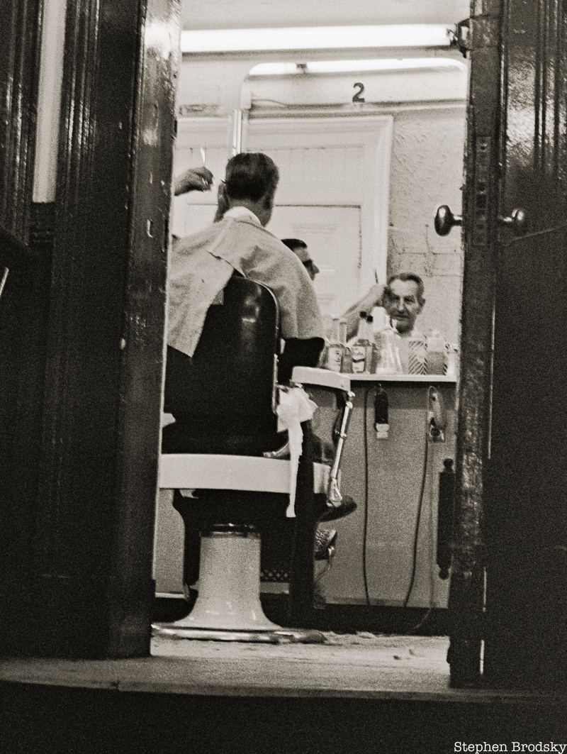 Man in a barbershop