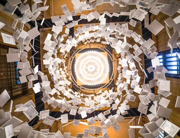 Diploma Art installation inside Grand Central