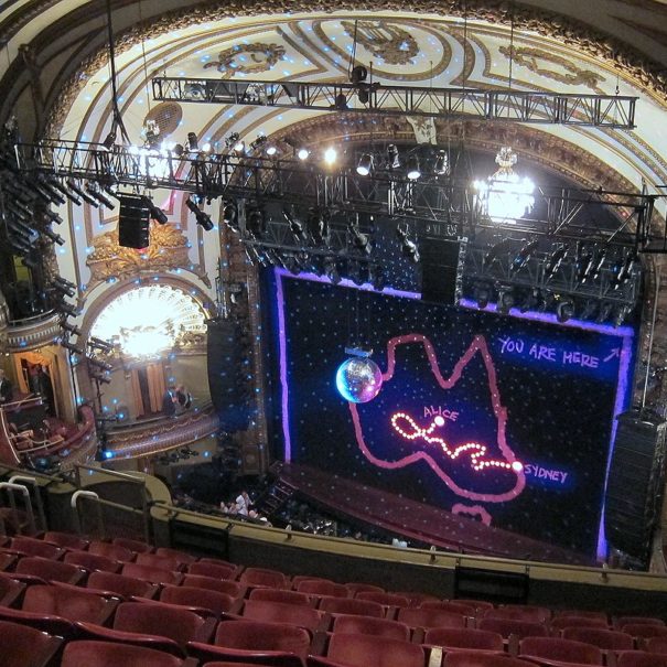 Inside the Palace Theater