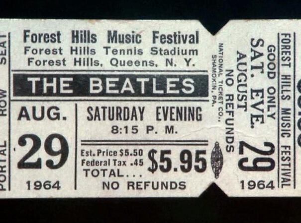 Beatles Concert Ticket