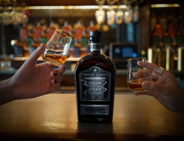Great Jones Distillery bourbon bottle