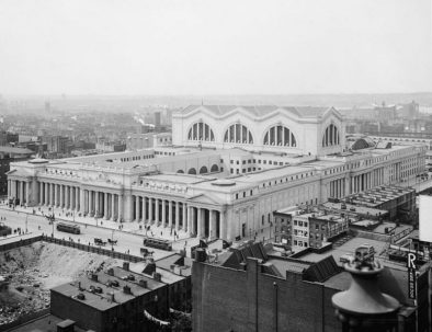 Aerial Photo of Old Penn Station