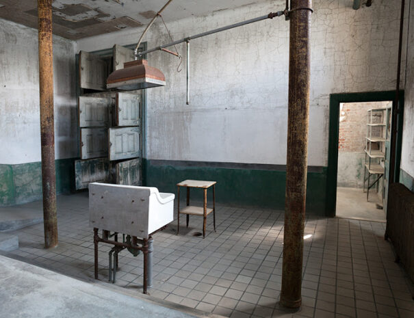 abandoned morgue