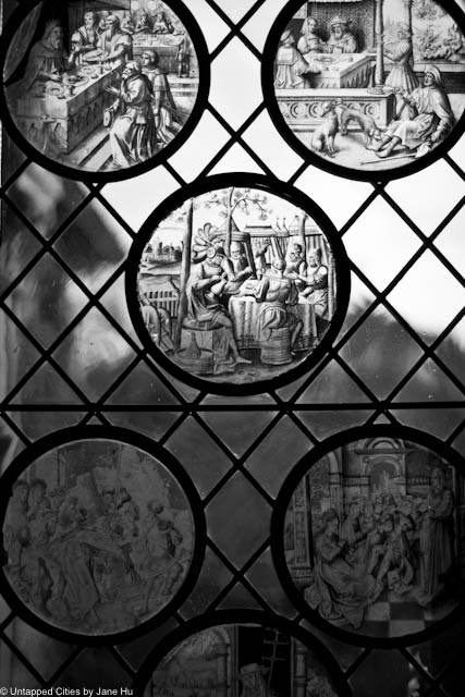 Cloisters stained glass