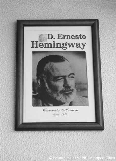 Hemingway Madrid Bar Alemana