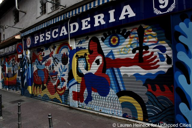 Madrid Calle Noviciado mural 3ttMan