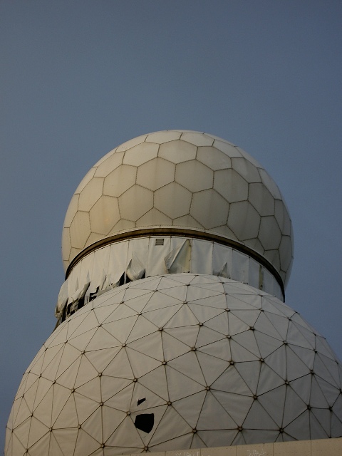 main tower dome and radome